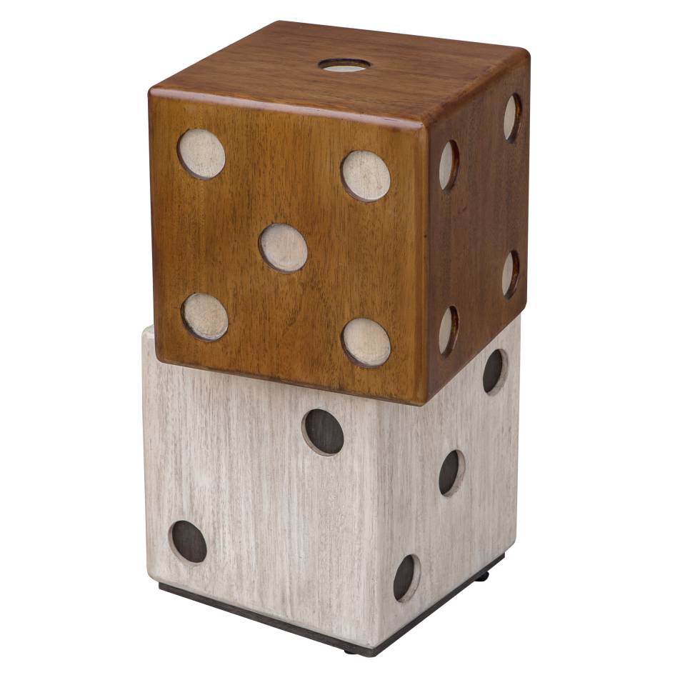 Uttermost Roll The Dice Accent Table | Modishstore | Accent Tables-3