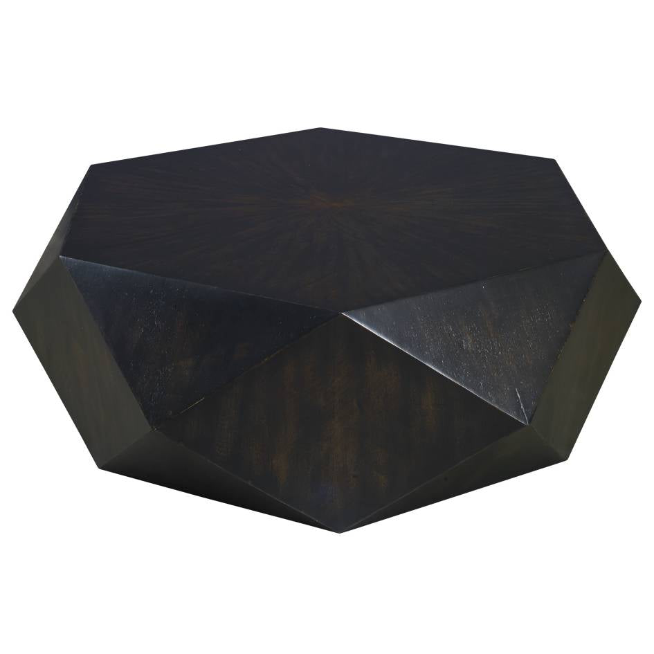 Uttermost Volker Small Black Coffee Table | Modishstore | Coffee Tables-3