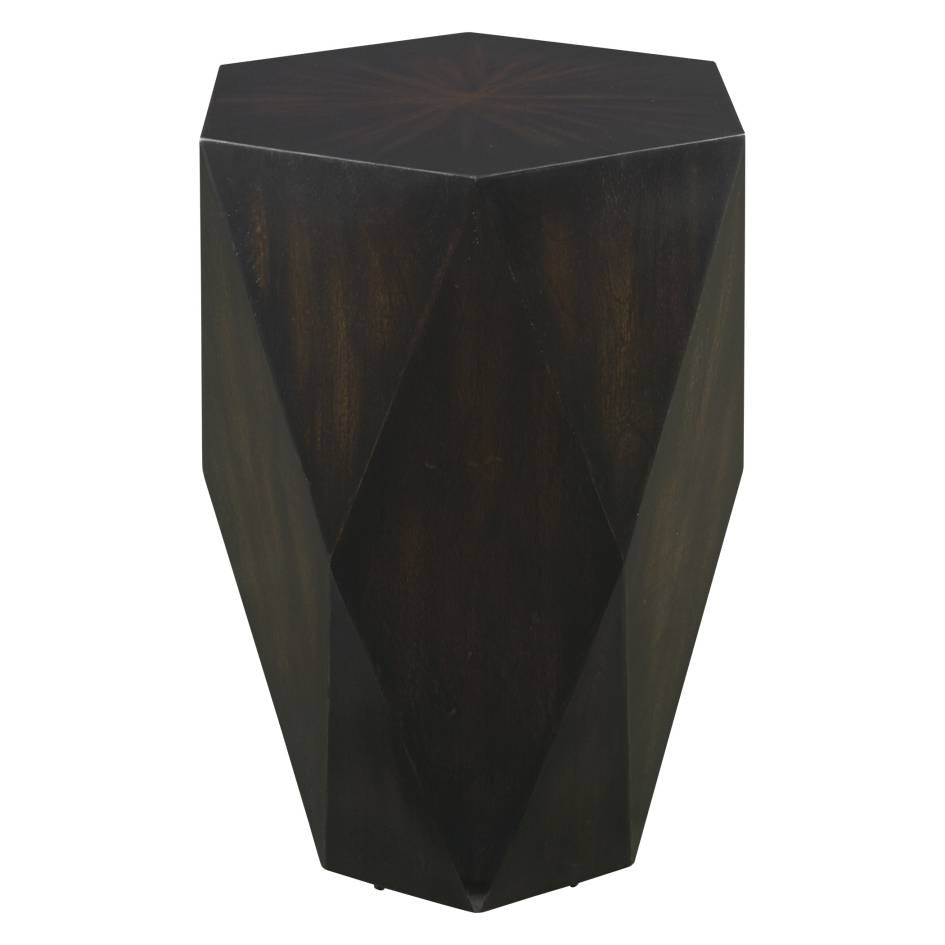 Uttermost Volker Black Wooden Side Table | Modishstore | Side Tables-2