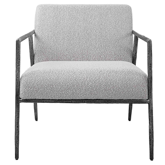 Uttermost Brisbane Light Gray Accent Chair | Accent Chairs | Modishstore