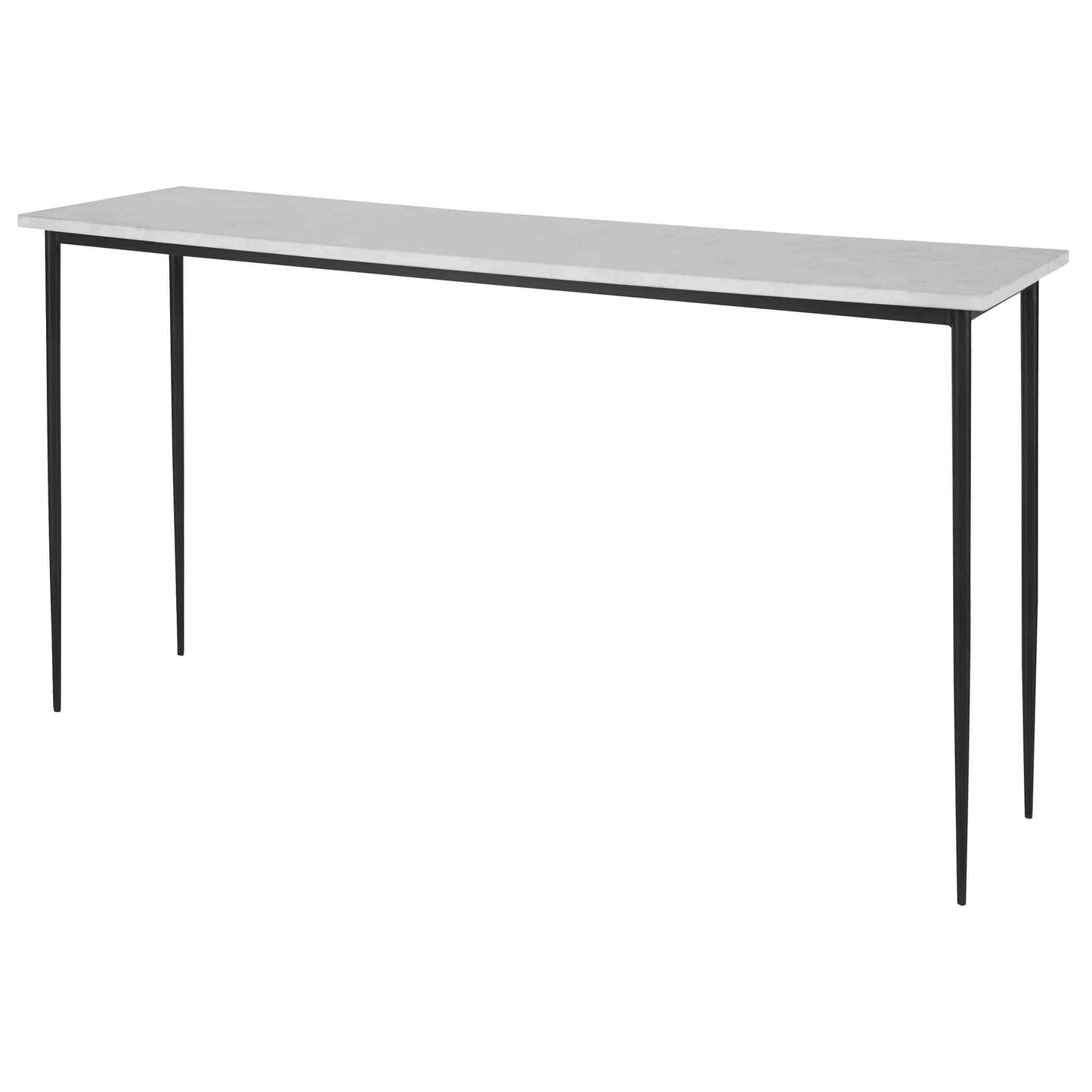 Uttermost Nightfall White Marble Console Table | Console Tables | Modishstore - 3