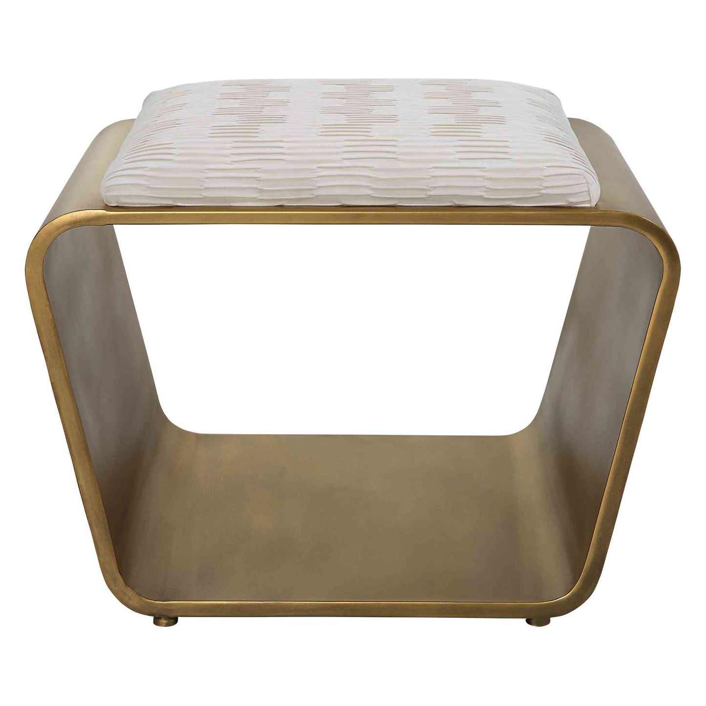 Uttermost Hoop Small Gold Bench | Benches | Modishstore