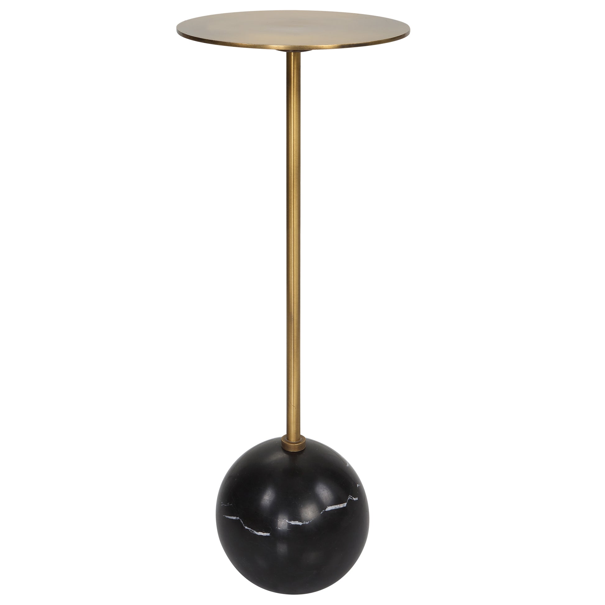 Uttermost Gimlet Brass Drink Table | Accent Tables | Modishstore - 4
