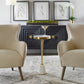 Uttermost Edifice White Marble Drink Table | Accent Tables | Modishstore
