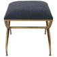 Uttermost Crossing Small Navy Bench | Benches | Modishstore - 4