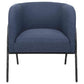 Uttermost Jacobsen Denim Barrel Chair | Accent Chairs | Modishstore