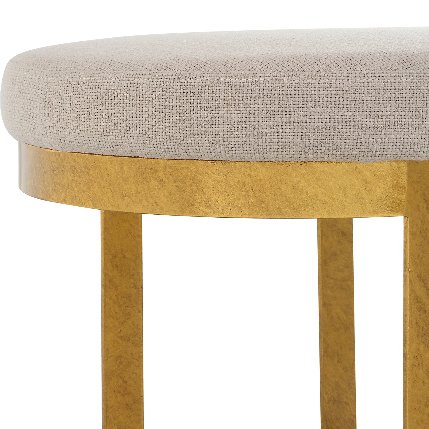 Uttermost Infinity Gold Accent Stool | Stools | Modishstore - 6