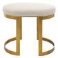 Uttermost Infinity Gold Accent Stool | Stools | Modishstore - 2