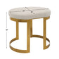 Uttermost Infinity Gold Accent Stool | Stools | Modishstore - 3