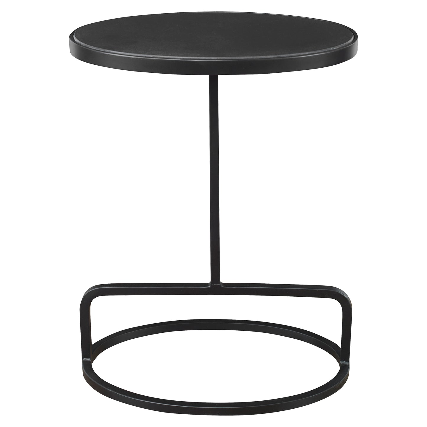 Uttermost Jessenia Black Marble Accent Table | Accent Tables | Modishstore - 4