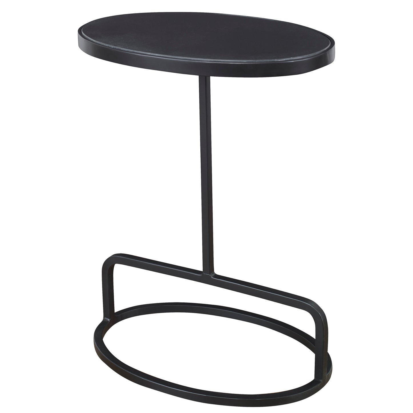 Uttermost Jessenia Black Marble Accent Table | Accent Tables | Modishstore - 2