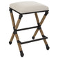 Uttermost Firth Rustic Oatmeal Counter Stool | Bar Stools | Modishstore - 2