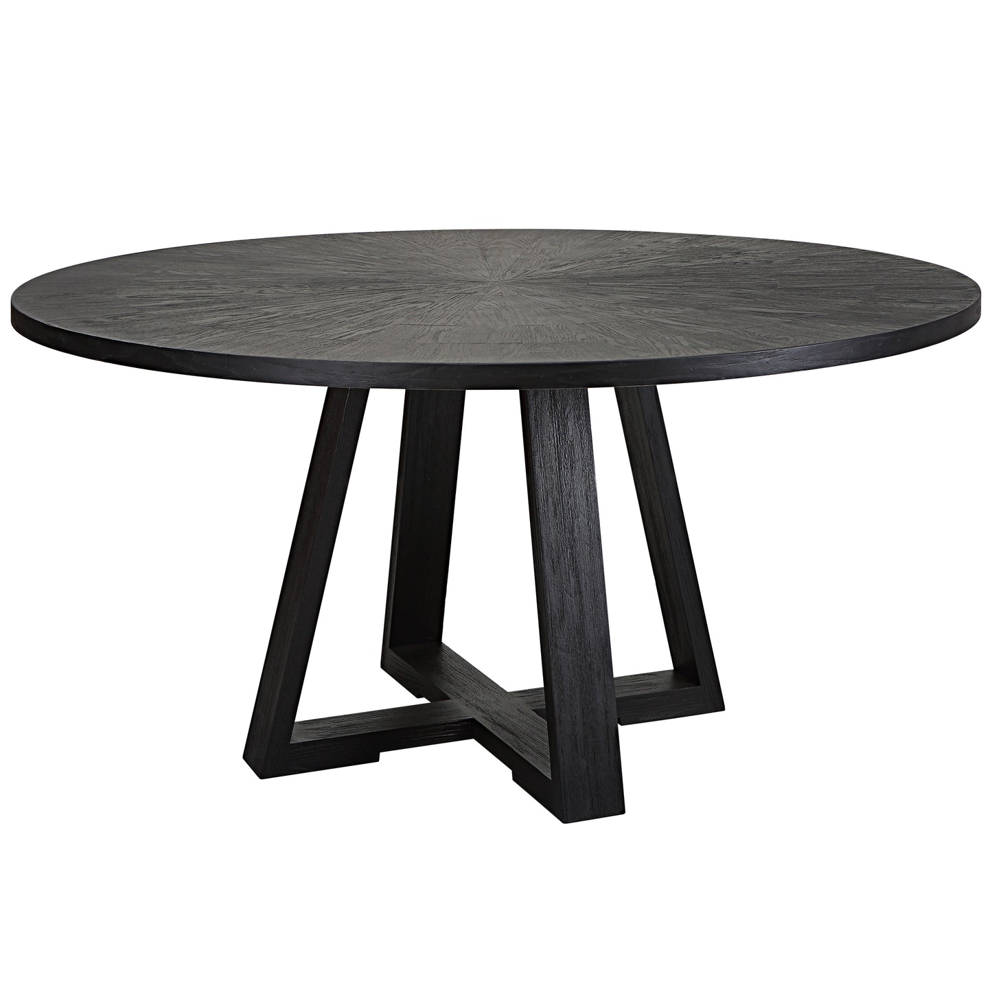 Uttermost Gidran Round Black Dining Table | Dining Tables | Modishstore - 2