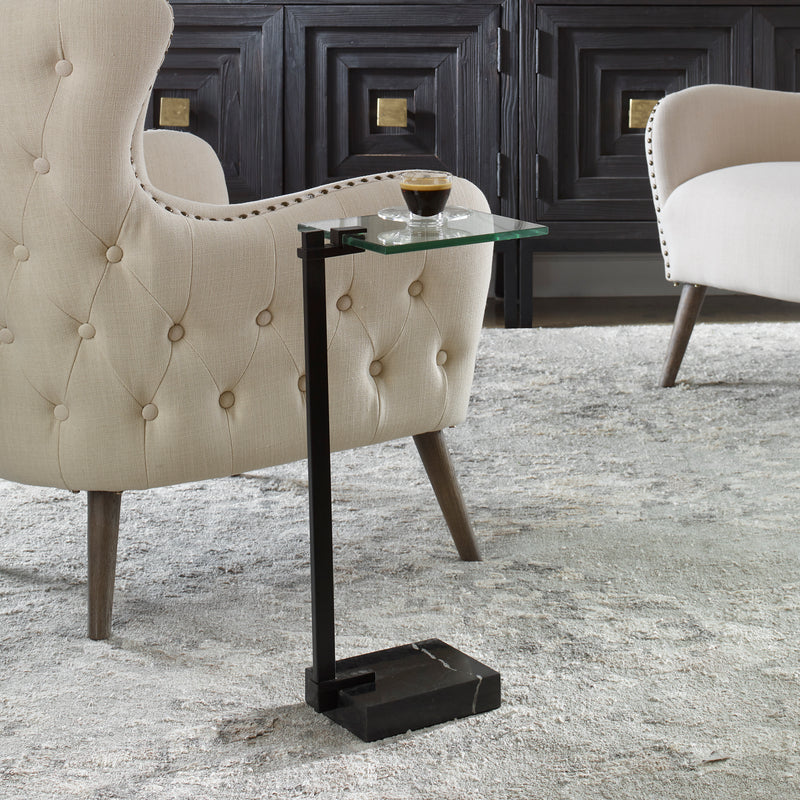 Uttermost Butler Black Accent Table | Accent Tables | Modishstore