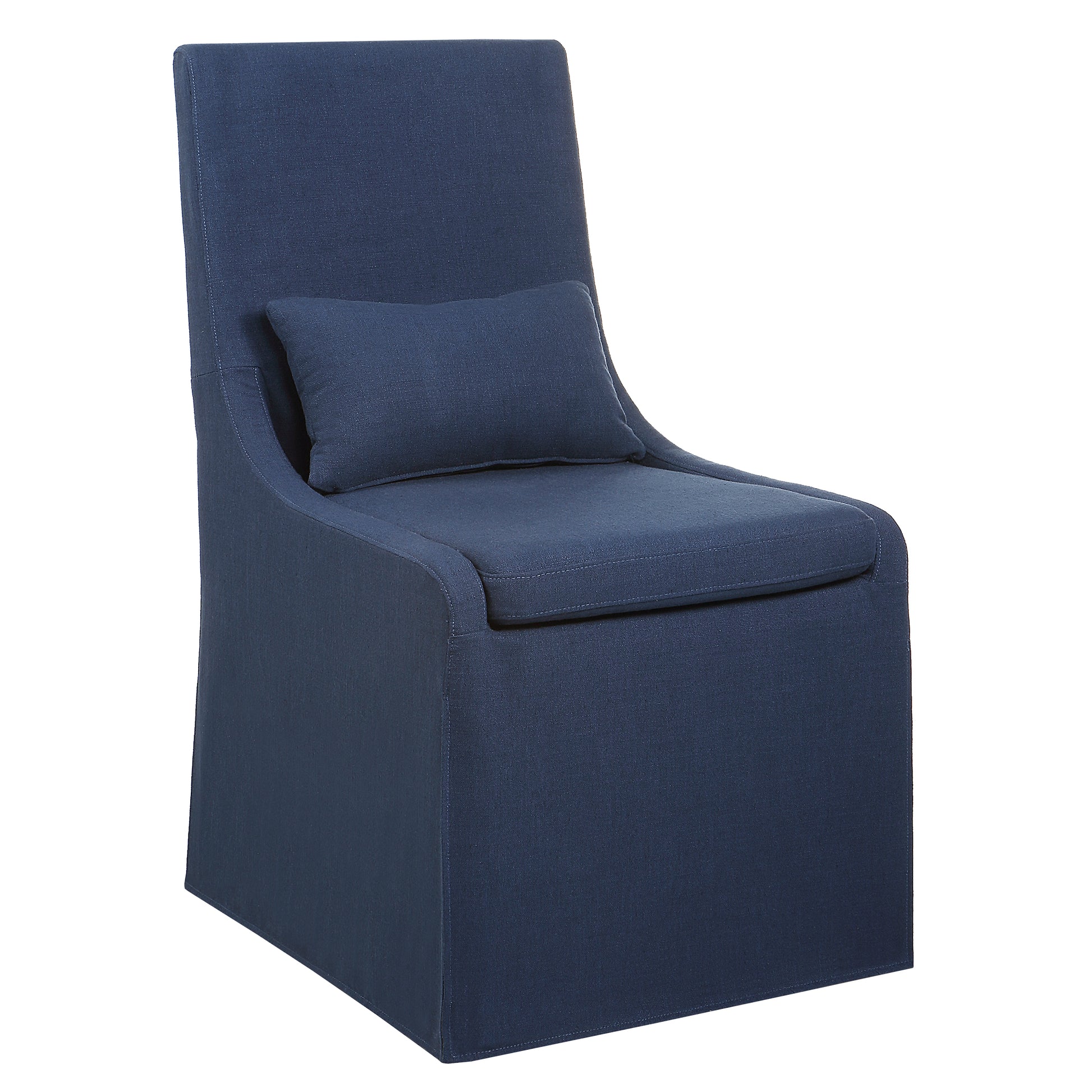 Uttermost Coley Denim Armless Chair | Accent Chairs | Modishstore - 5