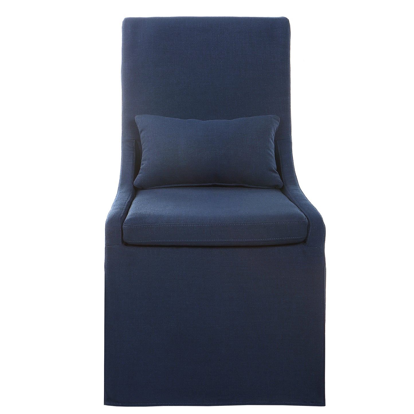 Uttermost Coley Denim Armless Chair | Accent Chairs | Modishstore - 2