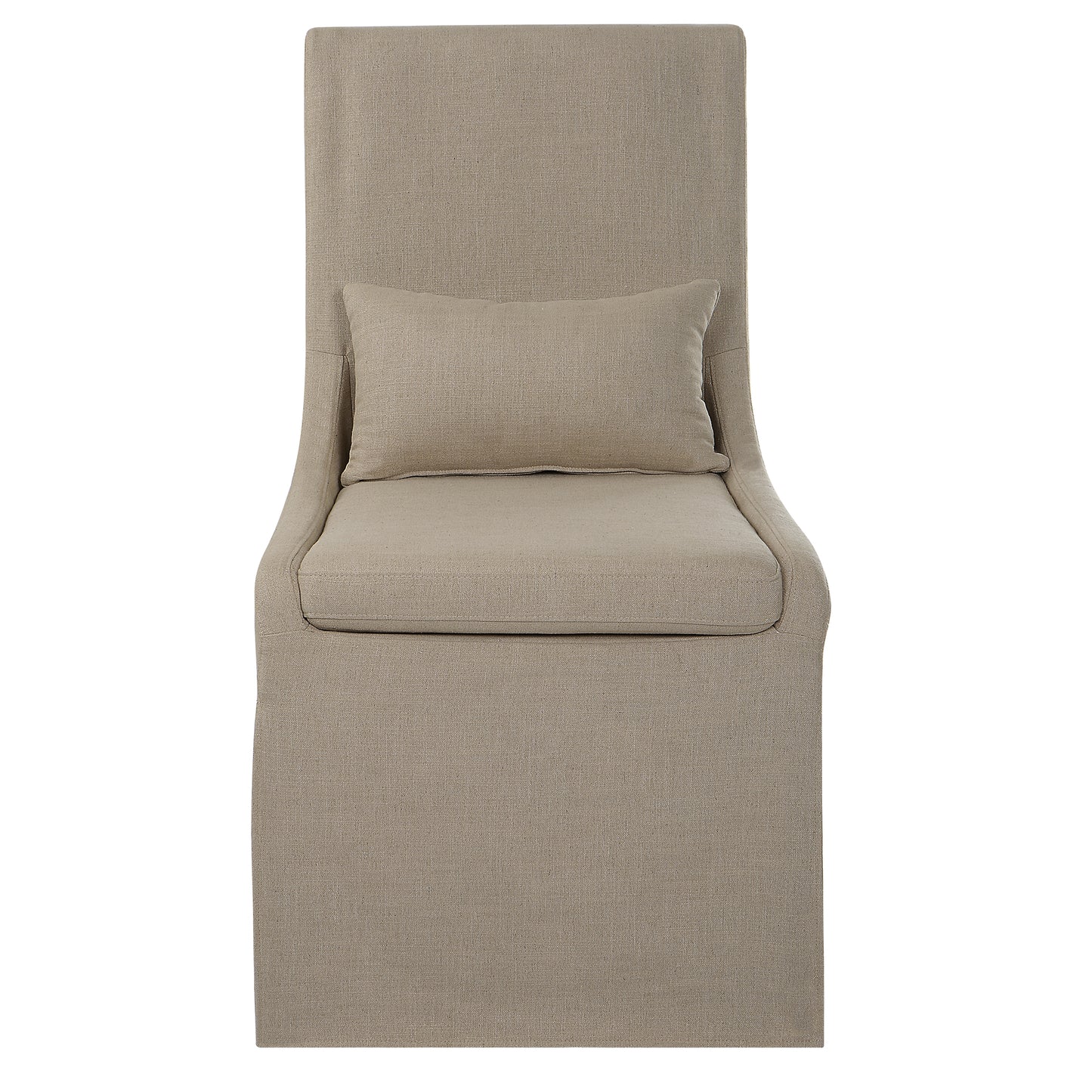 Uttermost Coley Tan Armless Chair | Accent Chairs | Modishstore - 2