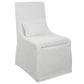 Uttermost Coley White Armless Chair | Accent Chairs | Modishstore - 5