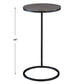Uttermost Brunei Nickel Accent/Drink Table | End Tables | Modishstore - 3