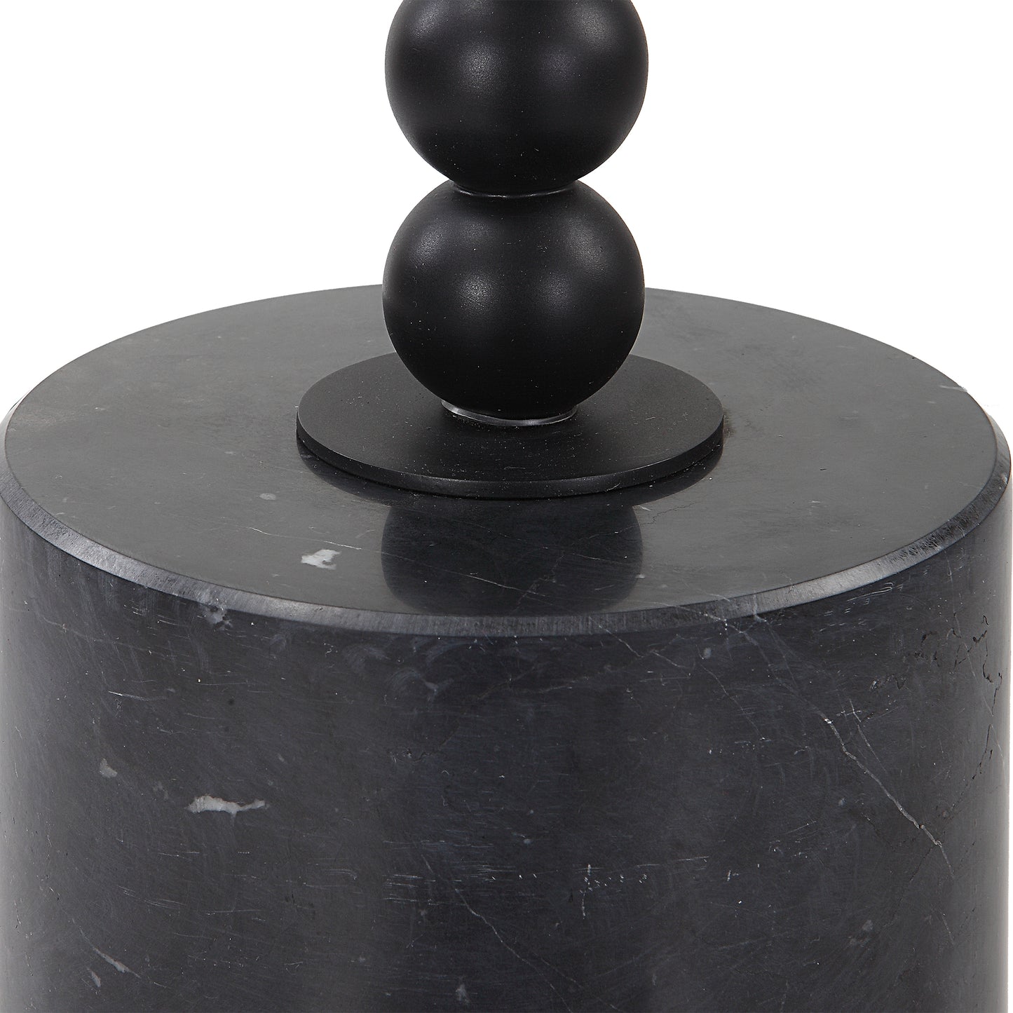 Uttermost Bead Black Marble Drink Table | Accent Tables | Modishstore - 4