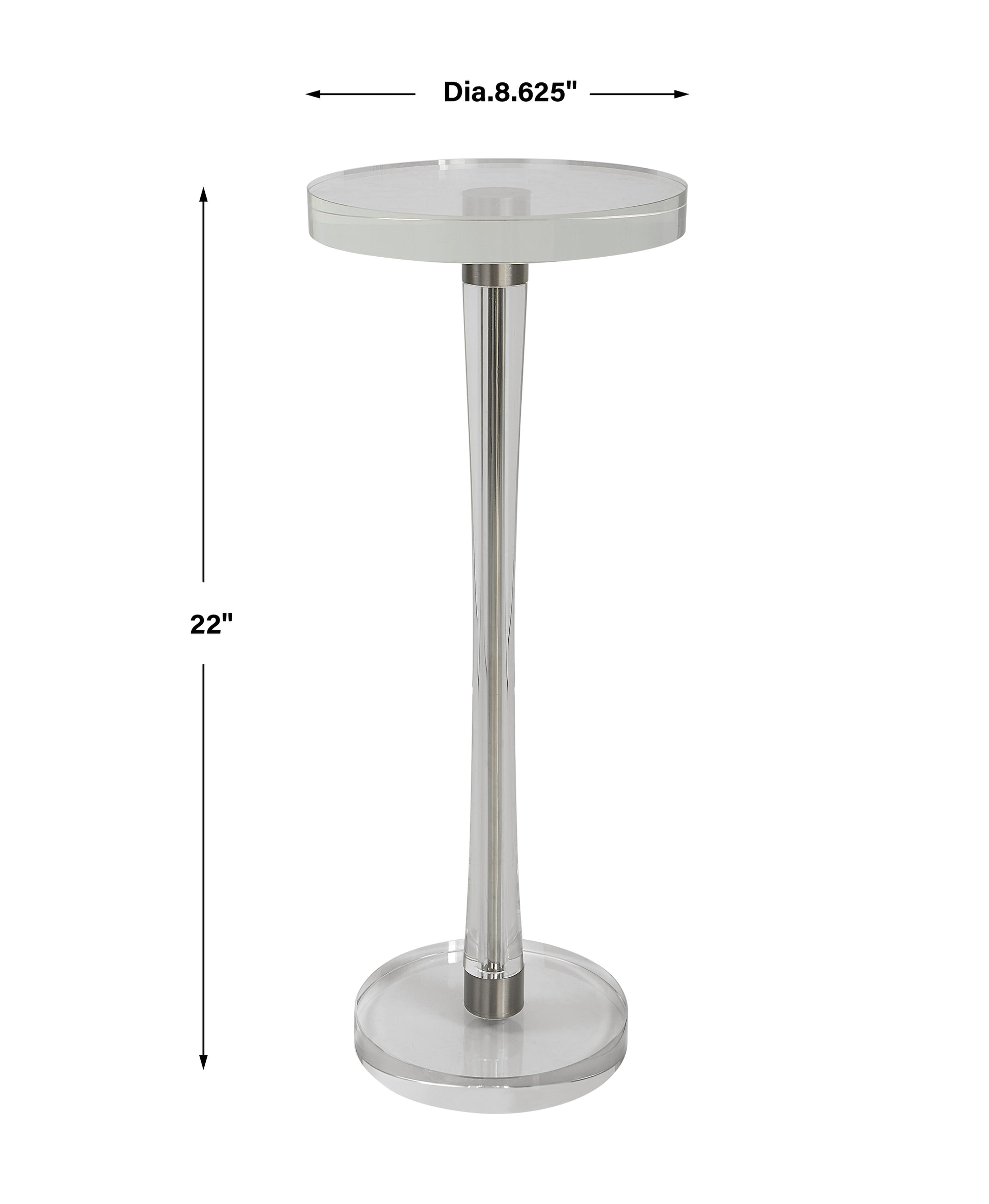 Uttermost Pria Crystal Drink Table | End Tables | Modishstore - 3