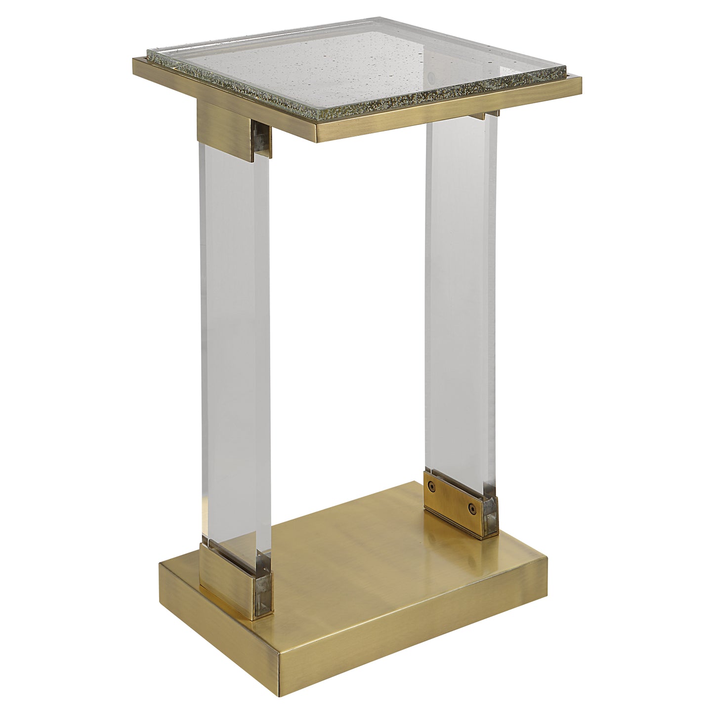 Uttermost Muse Seeded Glass Accent Table | Accent Tables | Modishstore - 5