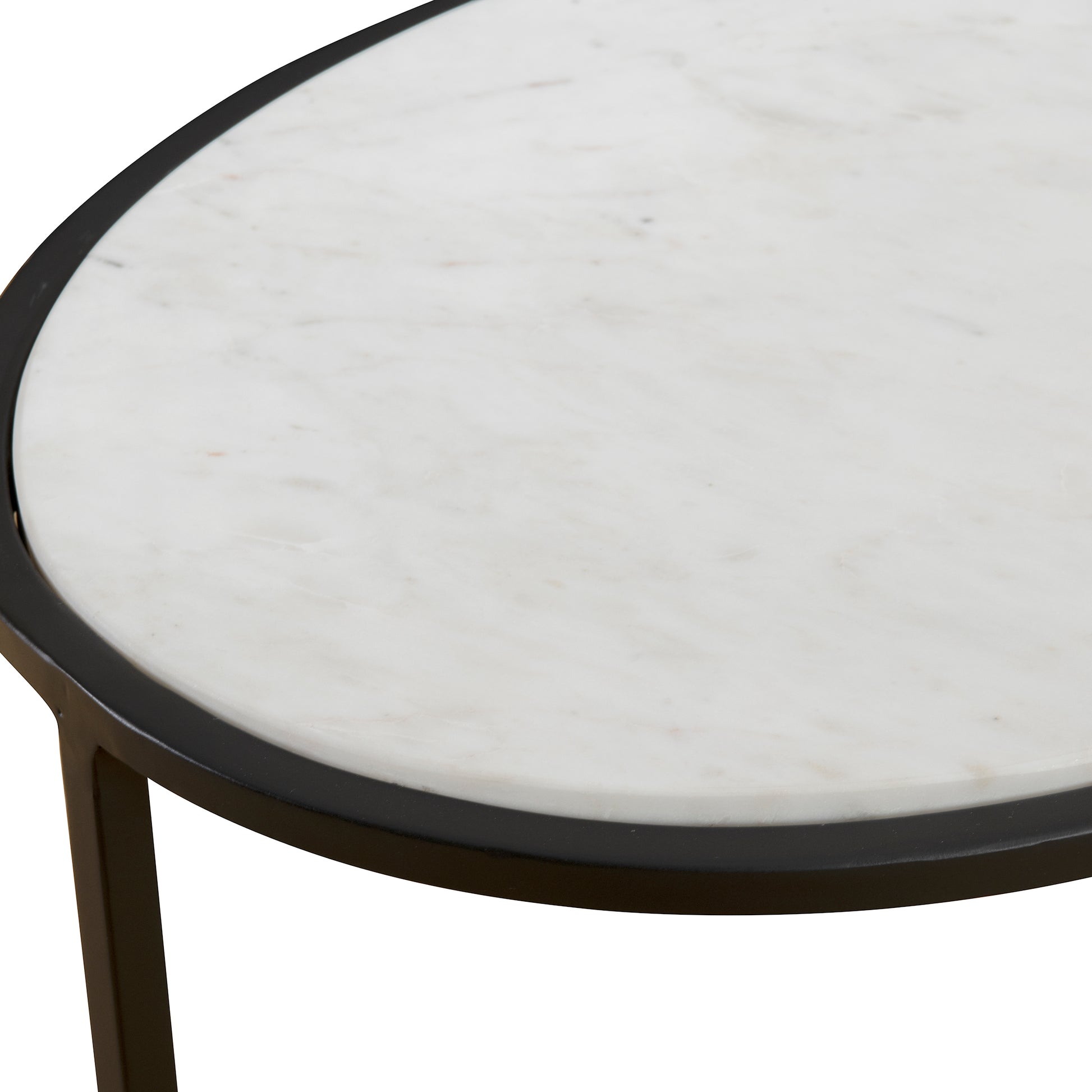 Uttermost Twofold White Marble Accent Table | Accent Tables | Modishstore - 7