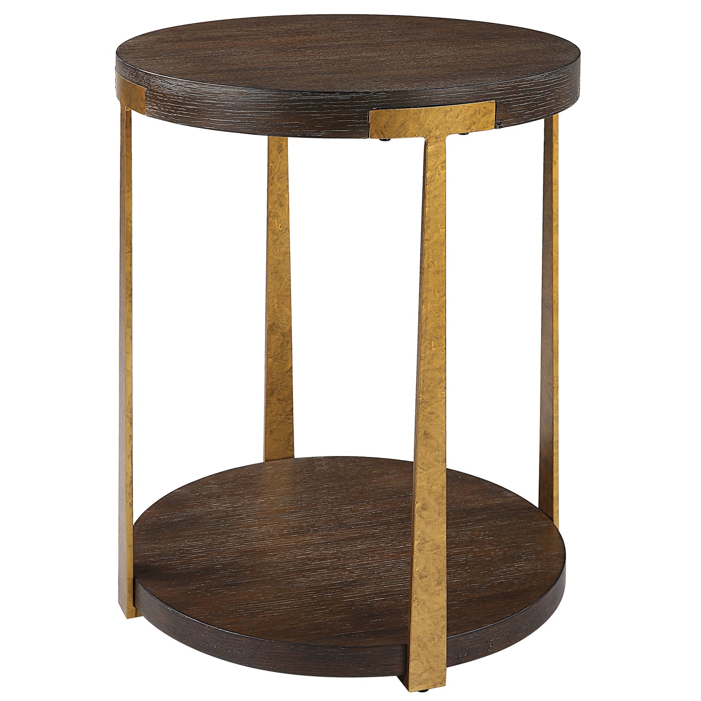 Uttermost Palisade Round Wood Side Table | Accent Tables | Modishstore - 5