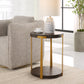 Uttermost Palisade Round Wood Side Table | Accent Tables | Modishstore