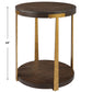 Uttermost Palisade Round Wood Side Table | Accent Tables | Modishstore - 3