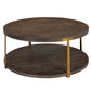 Uttermost Palisade Round Wood Coffee Table | Coffee Tables | Modishstore - 5