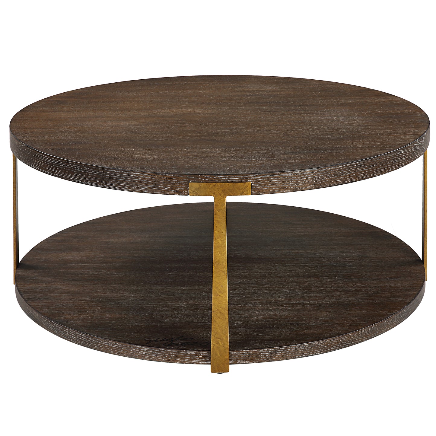 Uttermost Palisade Round Wood Coffee Table | Coffee Tables | Modishstore - 6
