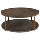 Uttermost Palisade Round Wood Coffee Table | Coffee Tables | Modishstore - 2