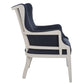 Uttermost Gordonston Blue Fabric Accent Chair | Accent Chairs | Modishstore - 5