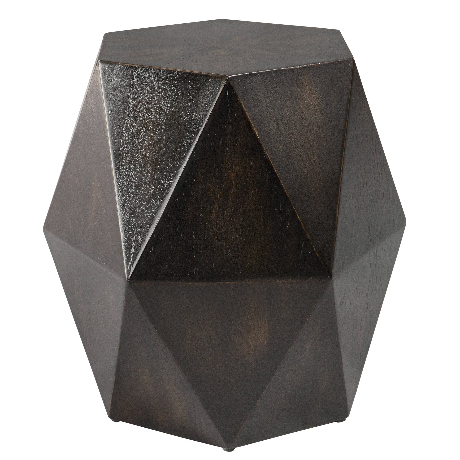 Uttermost Volker Black Geometric Accent Table | Accent Tables | Modishstore - 2