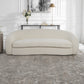 Uttermost Capra Art Deco White Sofa | Sofas | Modishstore - 2