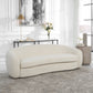 Uttermost Capra Art Deco White Sofa | Sofas | Modishstore