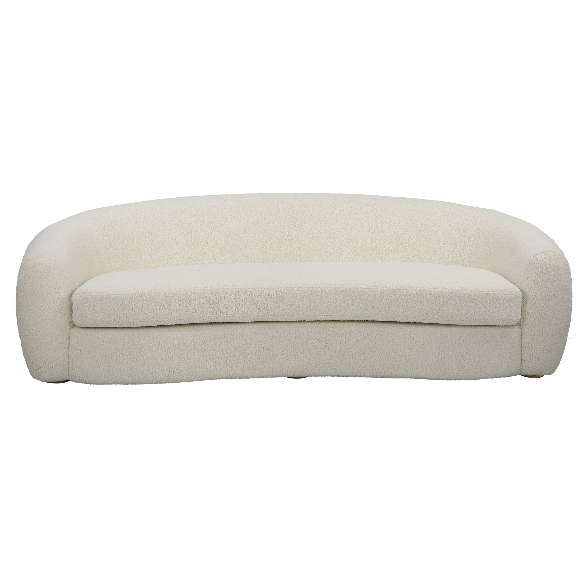 Uttermost Capra Art Deco White Sofa | Sofas | Modishstore - 3