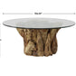 Uttermost Driftwood Glass Top Large Coffee Table | Coffee Tables | Modishstore - 3