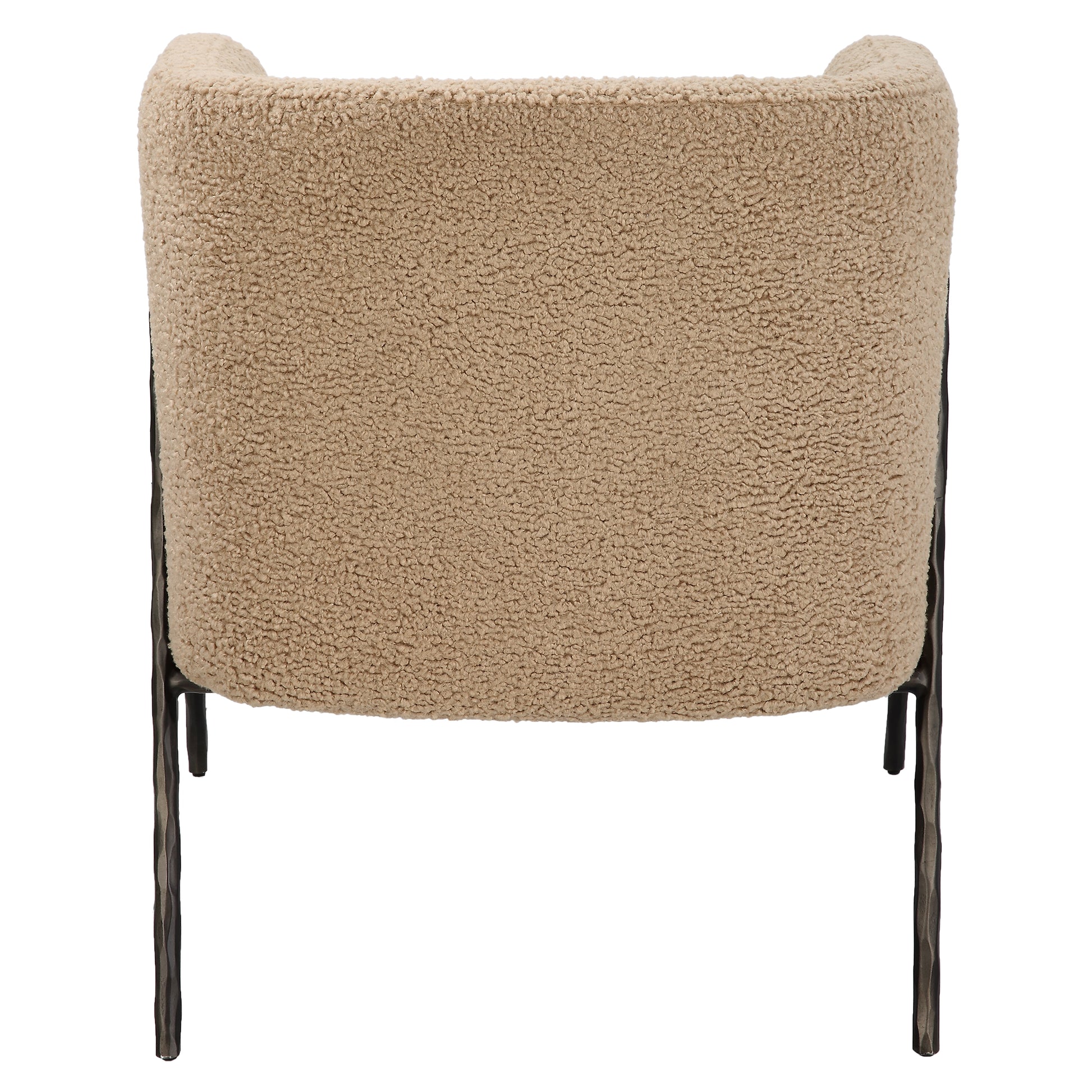 Uttermost Jacobsen Tan Shearling Barrel Chair | Accent Chairs | Modishstore - 6
