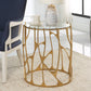 Uttermost Ritual Round Gold Side Table | Accent Tables | Modishstore