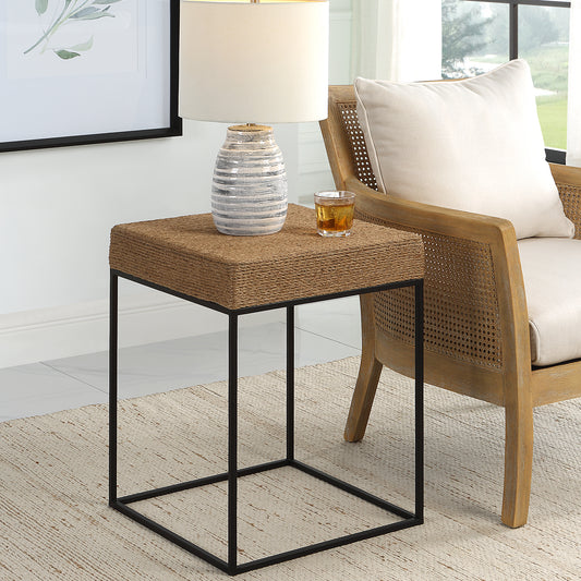 Uttermost Laramie Rustic Rope Accent Table | Accent Tables | Modishstore