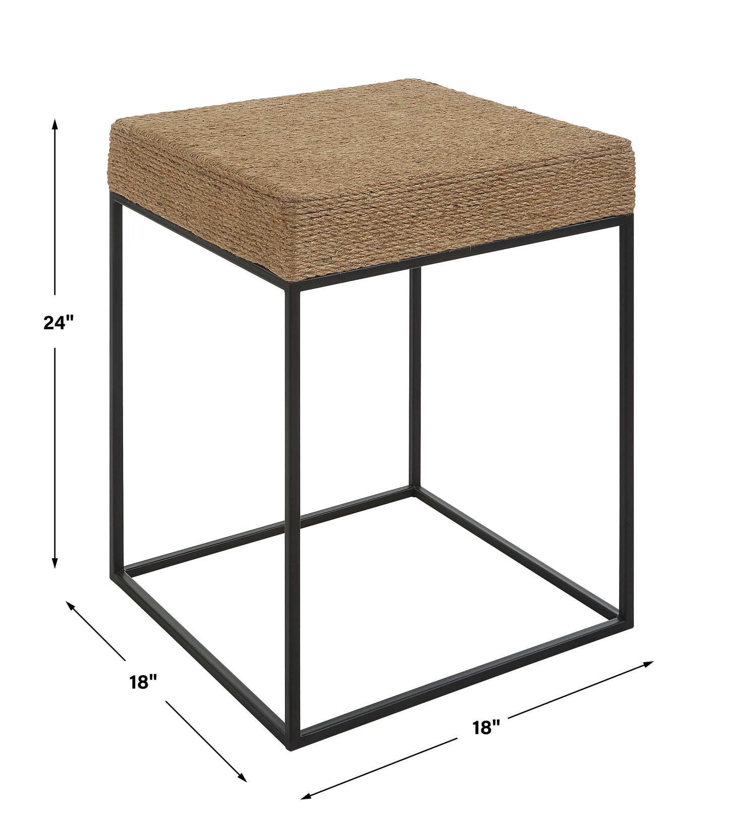 Uttermost Laramie Rustic Rope Accent Table | Accent Tables | Modishstore - 3