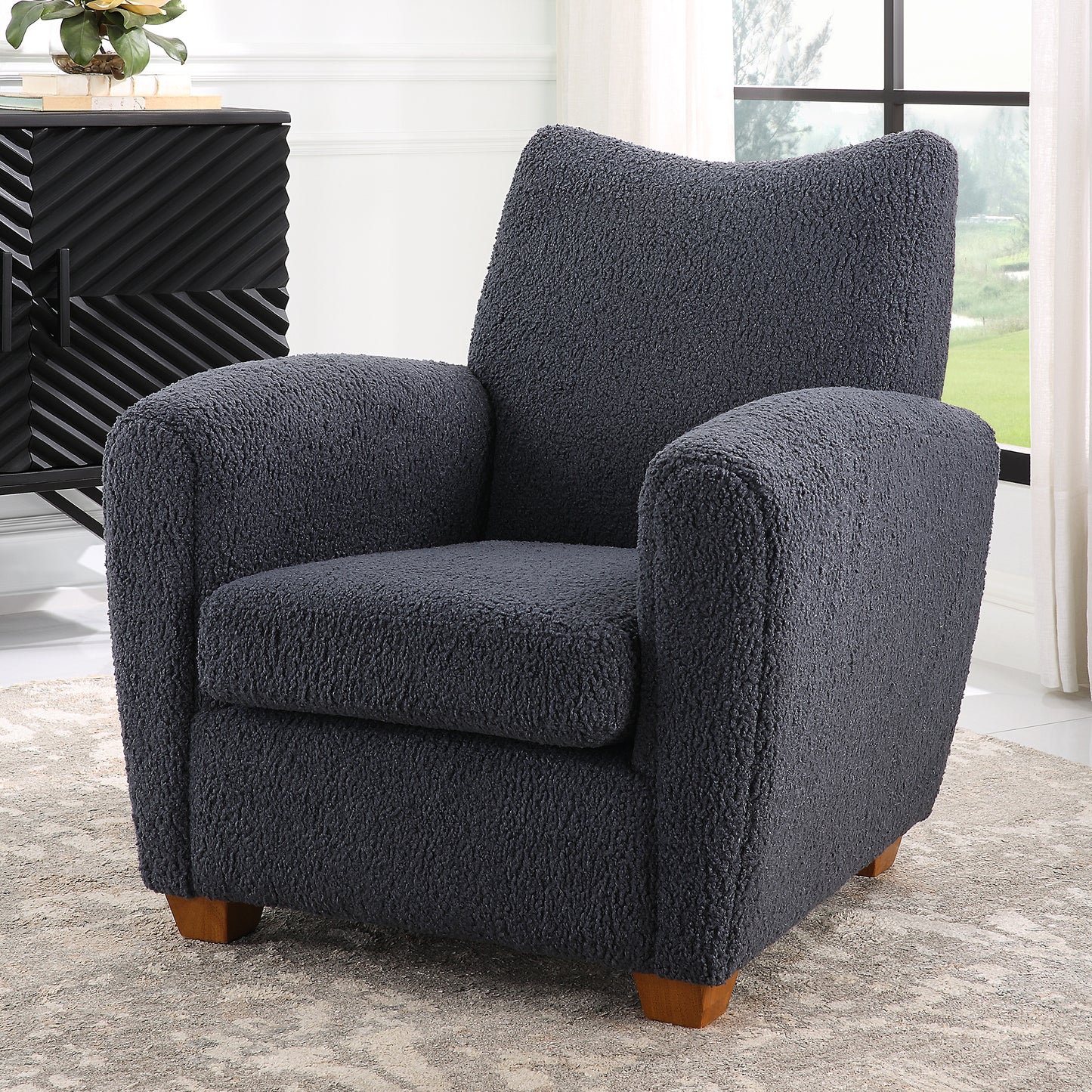 Uttermost Teddy Slate Accent Chair | Accent Chairs | Modishstore - 4