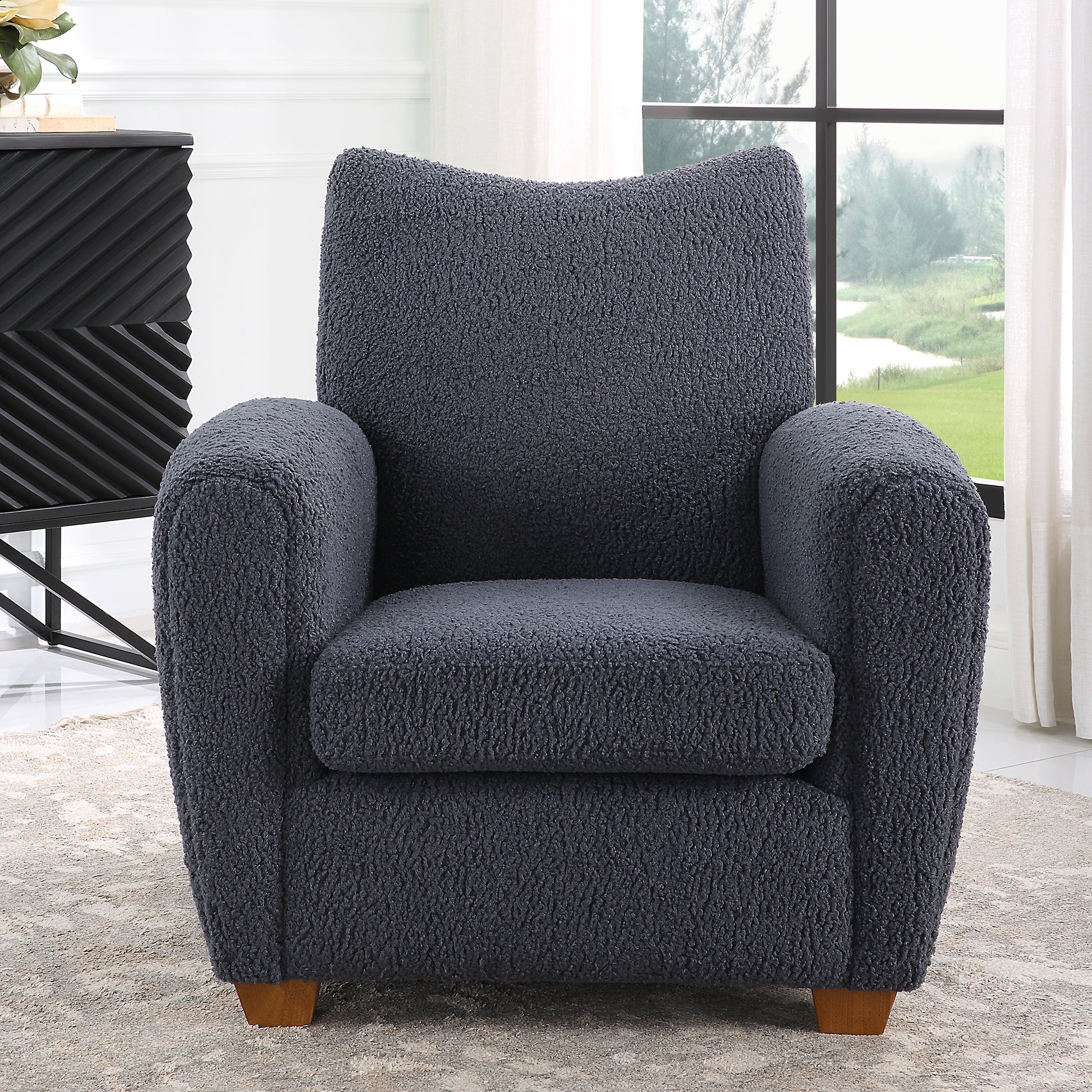 Uttermost Teddy Slate Accent Chair | Accent Chairs | Modishstore