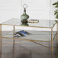 Uttermost Henzler Mirrored Glass Coffee Table | Modishstore | Coffee Tables-2