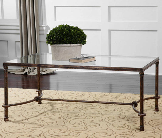 Uttermost Warring Iron Coffee Table | Modishstore | Coffee Tables