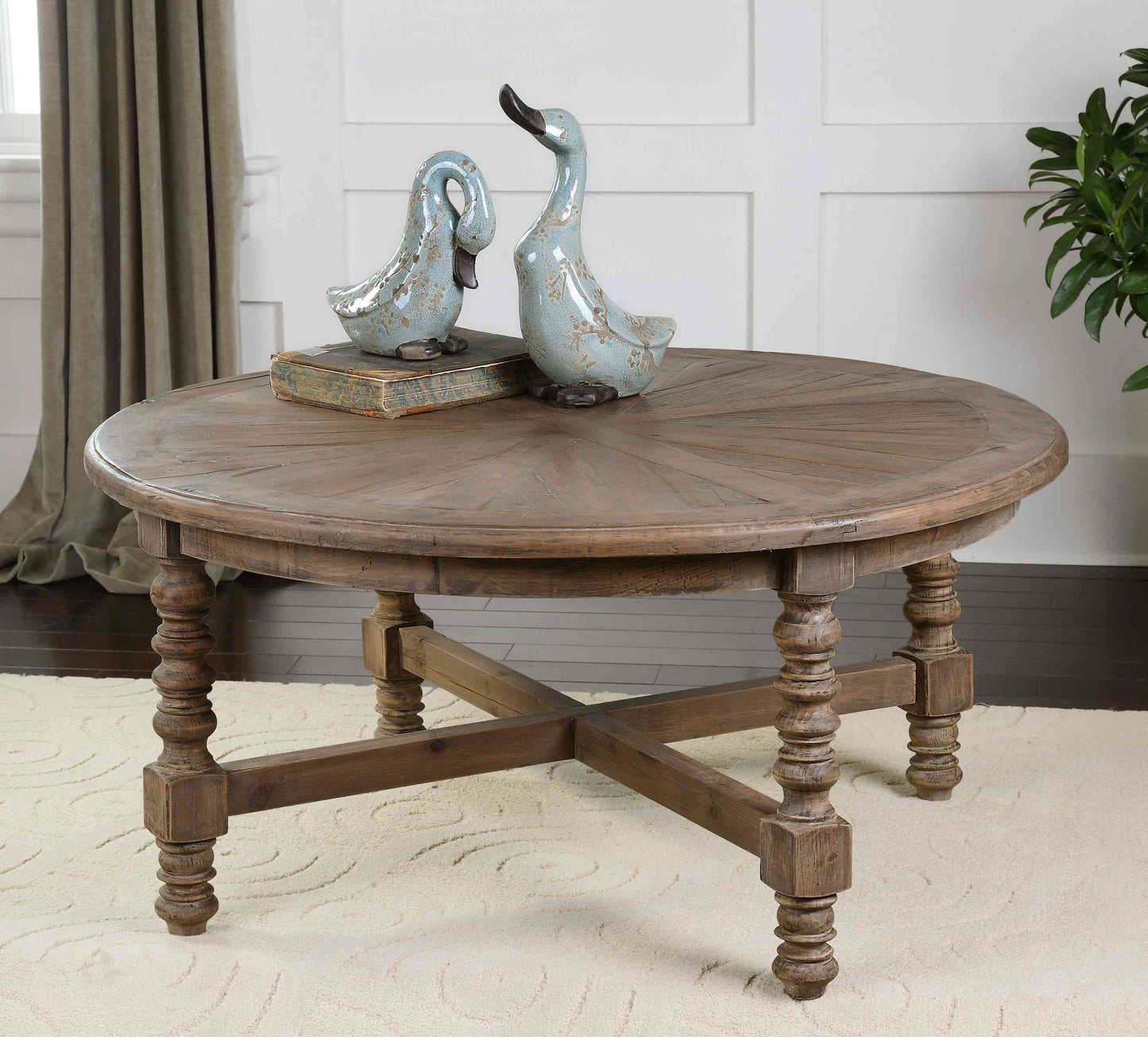 Uttermost Samuelle Wooden Coffee Table | Coffee Tables | Modishstore - 2