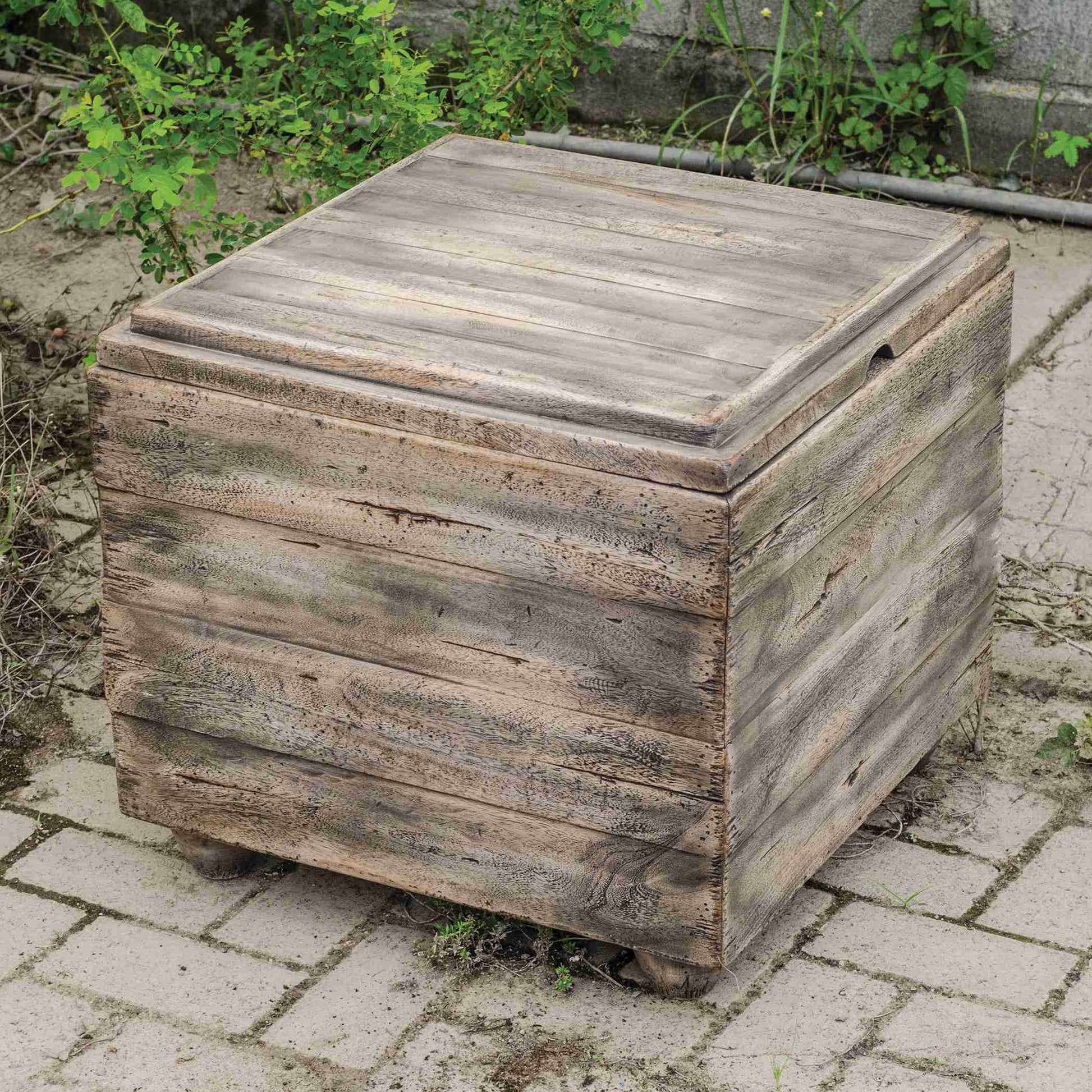 Uttermost Avner Wooden Cube Table | Accent Tables | Modishstore - 2