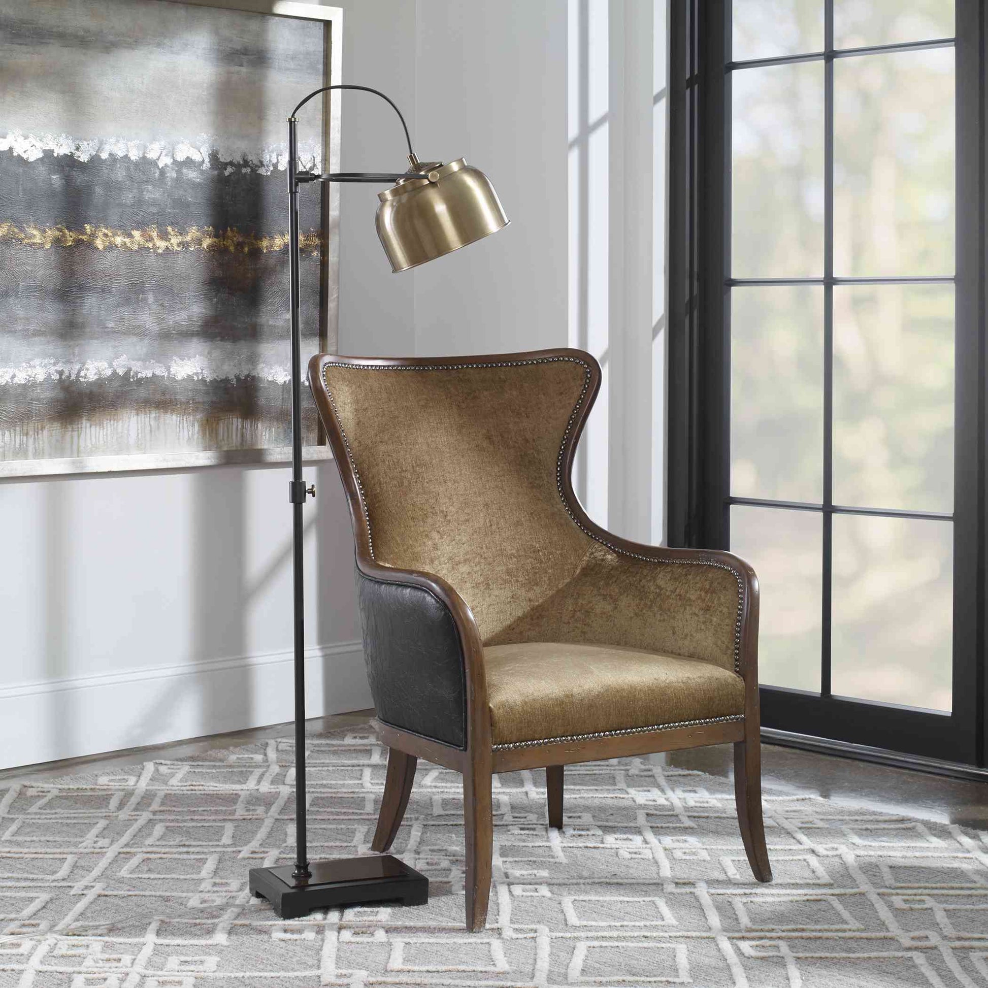 Uttermost Snowden Tan Wing Chair | Accent Chairs | Modishstore - 6
